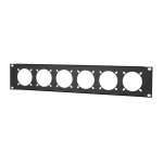 Penn Elcom 2U 19″ Punched Rack Panel, 6 x 16A (R1268/2UK-721)