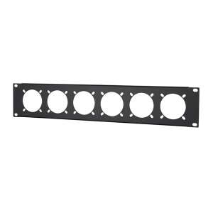 Penn Elcom 2U 19″ Punched Rack Panel, 6 x 16A (R1268/2UK-721)
