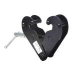 ELLER 1 Ton Beam Clamp, Black