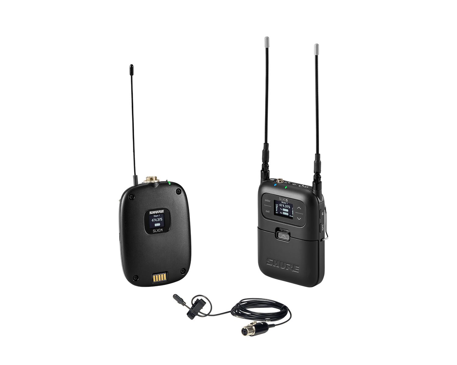 Shure SLXD15/DL4B Wireless Portable Lavalier System K59 (606-650 MHz)