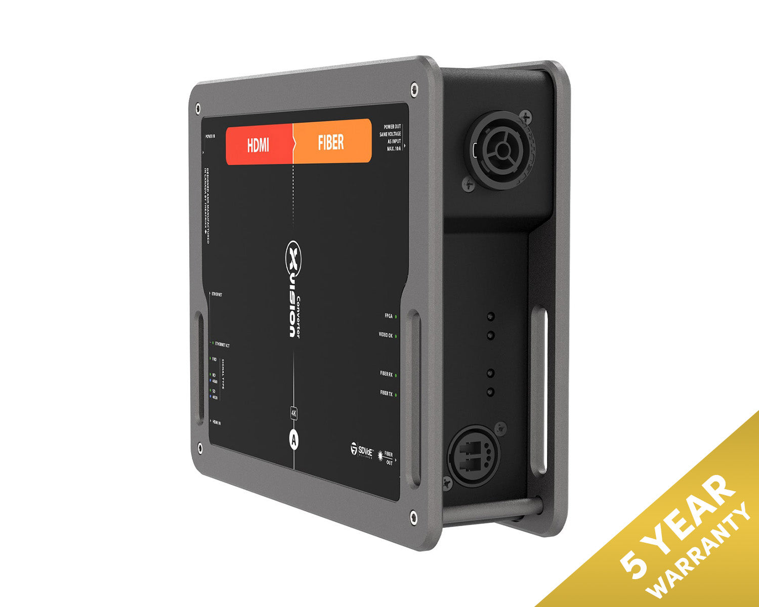 Theatrixx xVision 4K HDMI to Fibre Converter – HDMI 2.0 to SingleMode opticalCON DUO