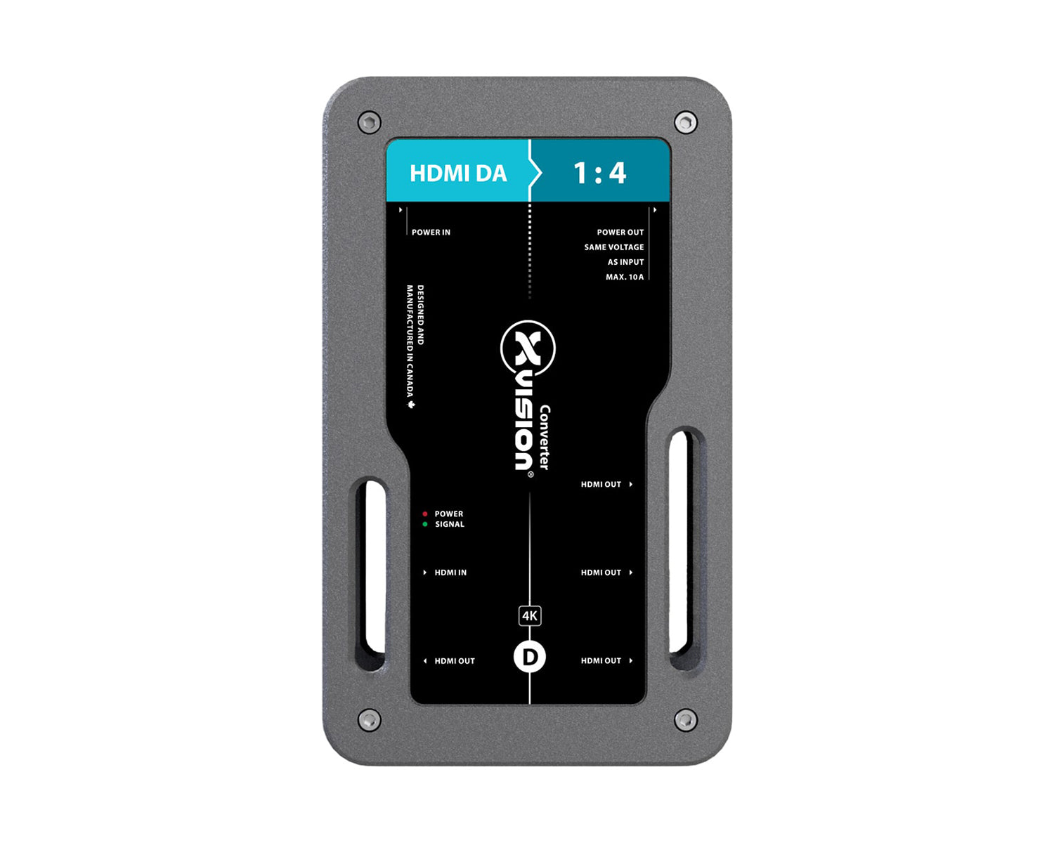 Theatrixx xVision 4K 1:4 HDMI 2.0 Distribution Amplifier Splitter