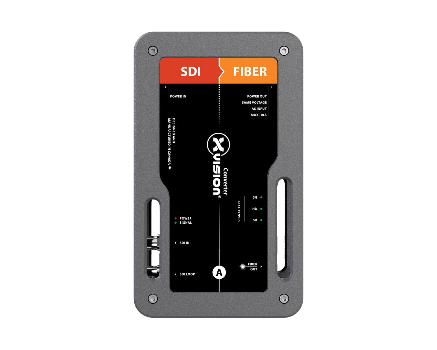 Theatrixx xVision HD SDI to Fibre Converter - 3G-SDI to SingleMode opticalCON DUO
