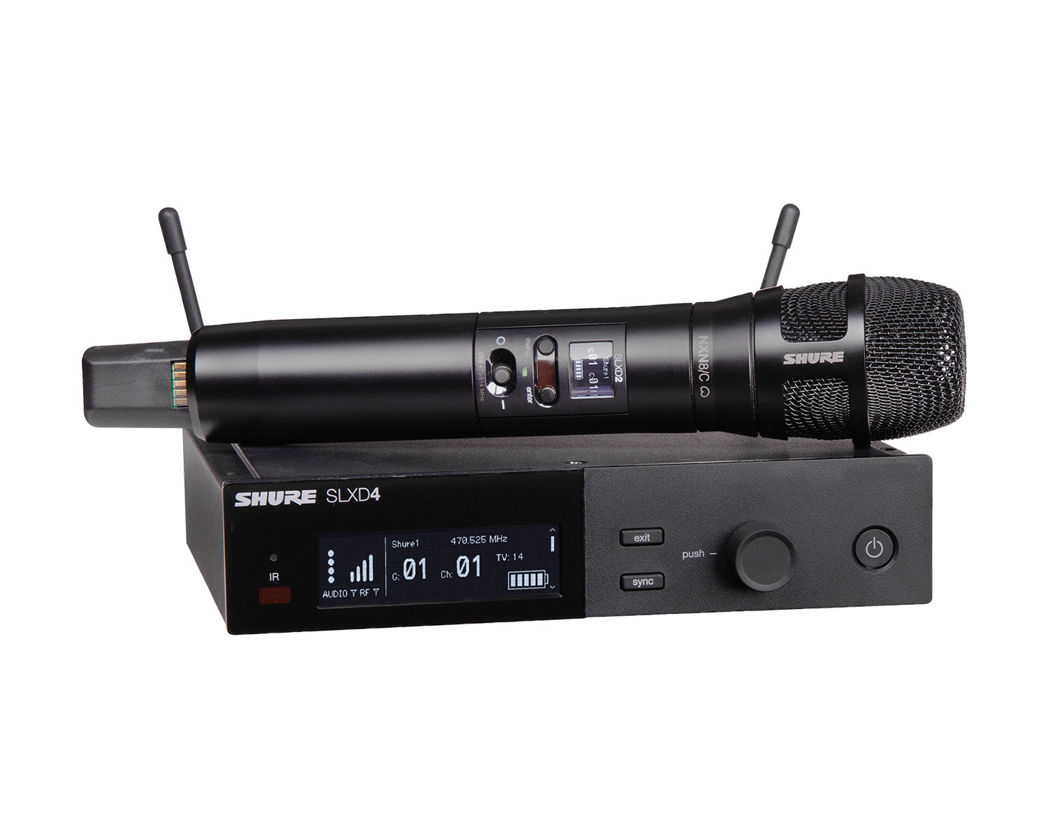 Shure SLXD24/N8CB Wireless Handheld System Nexadyne 8/C K59 (606-650 MHz)