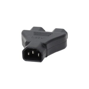 LEDJ Adaptor IEC Male - 2 x IEC Female 10A