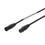 LEDJ 5m 3-Pin Male XLR - 3-Pin Female XLR DMX Cable