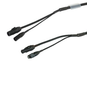 Elumen8 2m Combi 2.5mm IP65 Seetronic TR1 Power/ 5Pin DMX Cable