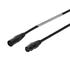 LEDJ 5m 5-Pin Male XLR - 5-Pin Female XLR DMX Cable