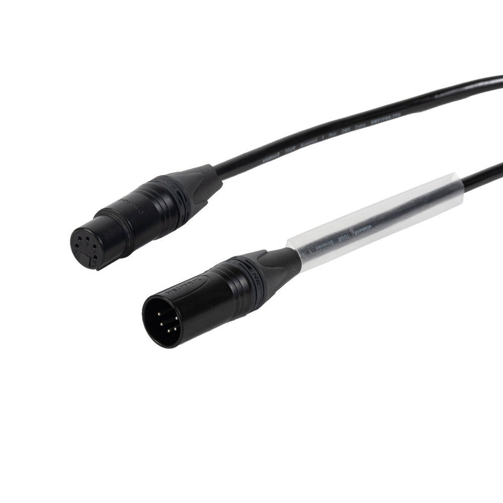 Elumen8 5m 5-Pin Neutrik Male - Female XLR eLumen8 DMX TPU Cable Elumen8 5m 5-Pin Neutrik Male - Female XLR eLumen8 DMX TPU Cable