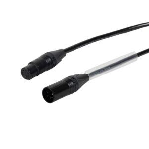 Elumen8 10m 5-Pin Neutrik Male - Female XLR DMX TPU Cable