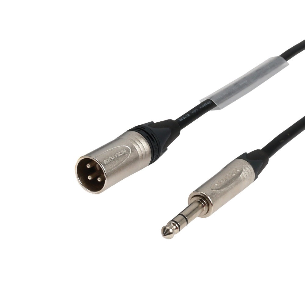 Elumen8 0.25m Neutrik TRS Jack – XLR Male Microphone Cable, Silver Elumen8 0.25m Neutrik TRS Jack - XLR Male Microphone Cable, Silver