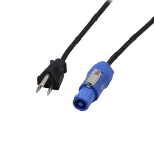 LEDJ 2m USA Grounded Plug - Seetronic PowerTwist Cable