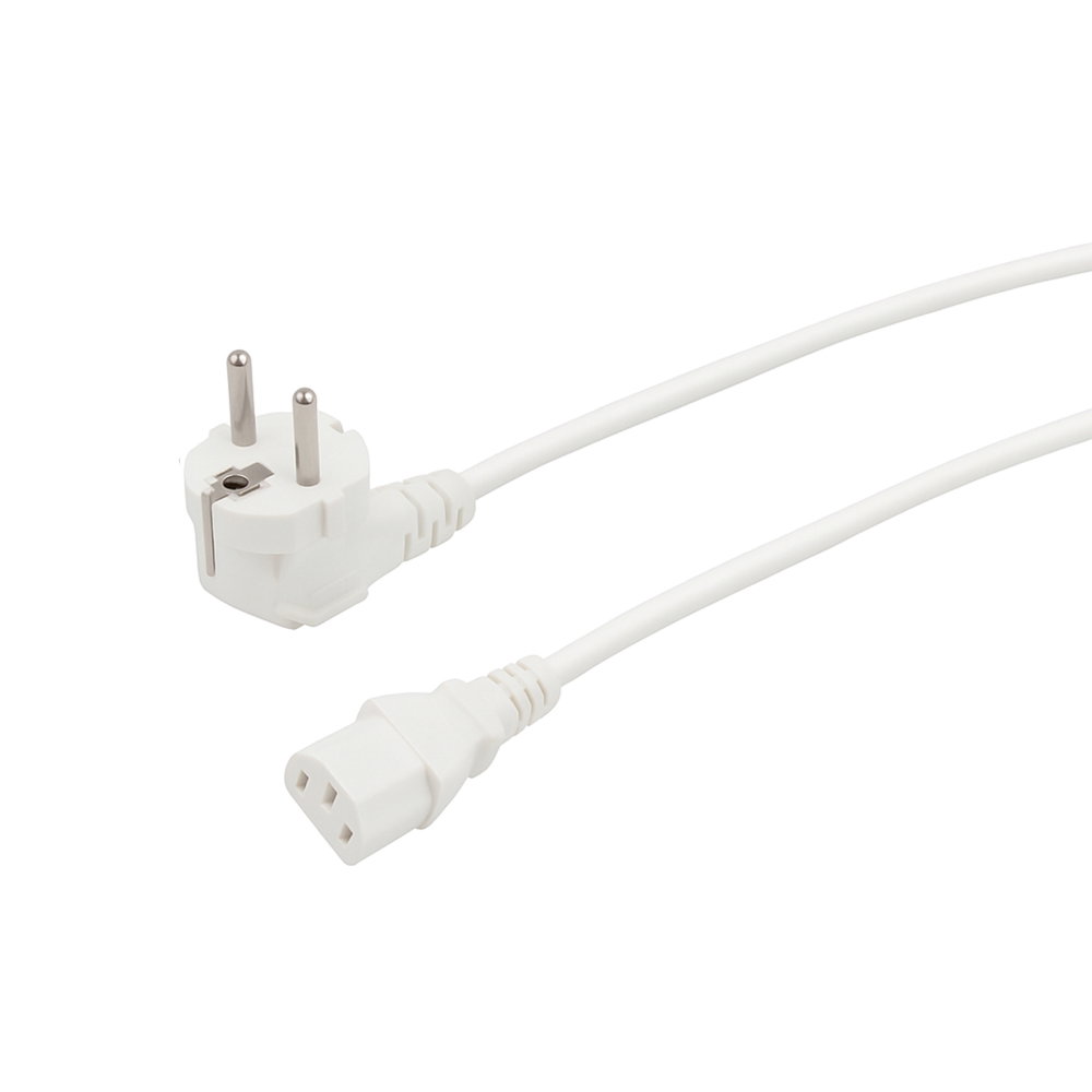 LEDJ 1.2m Schuko - IEC Cable (White Sheath) LEDJ 1.2m Schuko - IEC Cable (White Sheath)