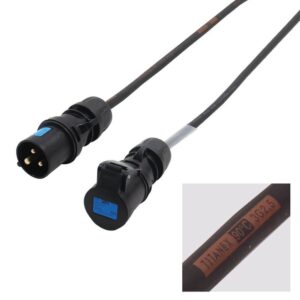 Elumen8 2m 2.5mm 16A Male - 16A Female Cable