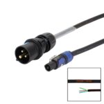 Elumen8 3m 2.5mm 16A Male - powerCON Cable