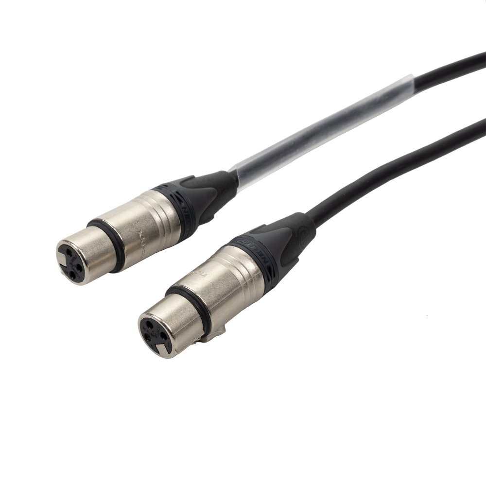 Elumen8 2m Neutrik XLR Female-Female Microphone Cable, Silver Elumen8 2m Neutrik XLR Female-Female Microphone Cable, Silver