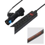 Elumen8 0.35m 16A T-Connect to 4 Way 13A Socket Cable