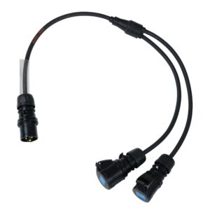 Elumen8 Moulded Y Split - 2.5mm 16A Connectors