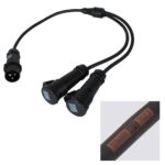 Elumen8 Moulded Y Split - 2.5mm 16A Mennekes Connectors
