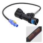 Elumen8 1m 2.5mm T-Connect to powerCON Cable