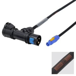 Elumen8 1.5m 2.5mm T-Connect to powerCON Cable