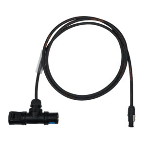 LEDJ 1m PCE 16A Black T-Connect to powerCON TRUE1 TOP Cable