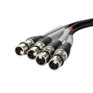 LEDJ etherCON to DMX Multicore Adaptor 3-Pin Female XLR Tails