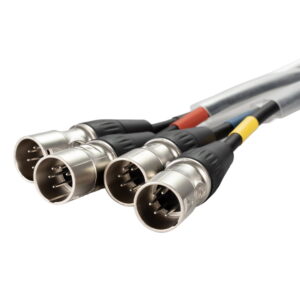 LEDJ etherCON to DMX Multicore Adaptor 5-Pin Male XLR Tails