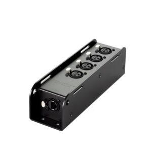 LEDJ etherCON to DMX Multicore Adaptor 3-Pin Female XLR Sockets