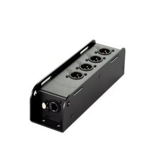 LEDJ etherCON to DMX Multicore Adaptor 3-Pin Male XLR Plugs