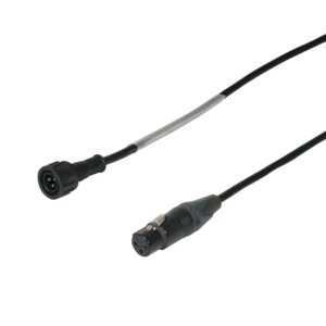 LEDJ 1m DMX Hydralock Male to Neutrik XLR 3-Pin Female Cable