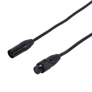 LEDJ 20m Seetronic IP 3-Pin Male XLR - 3-Pin Female XLR DMX Cable