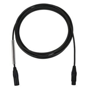 Elumen8 5m Neutrik XLR Male - XLR Female Microphone Cable, Black