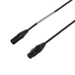 Elumen8 15m Neutrik XLR Male - XLR Female Microphone Cable, Black