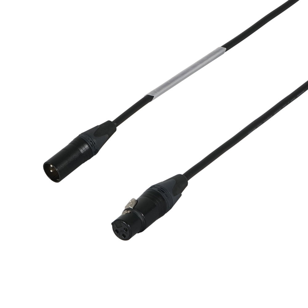 Elumen8 15m Neutrik XLR Male – XLR Female Microphone Cable, Black Elumen8 15m Neutrik XLR Male - XLR Female Microphone Cable, Black
