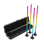 Chauvet DJ Freedom Flex Stick X4, Free-standing Wireless LED Lights with Carry Case