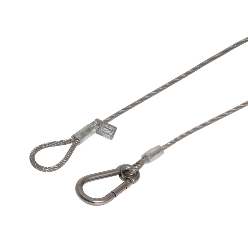 Equinox 100cm Stainless Steel Safety Wire 50kg Equinox 100cm Stainless Steel Safety Wire 50kg