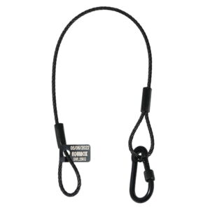 Equinox 35cm Black Stainless Steel Safety Wire 25kg