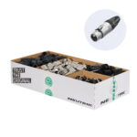 Neutrik XLR 3-Pin Female Socket Pack of 100 (NC3FXX-D)