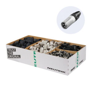 Neutrik XLR 3-Pin Male Plug Pack of 100 (NC3MXX-D)
