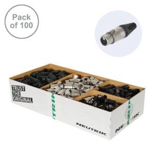 Neutrik XLR 5-Pin Female Socket Pack of 100 (NC5FXX-D)