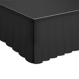 Global Truss GT Stage Deck Polyester Skirt 105 x 100cm Pleated