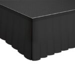 Global Truss GT Stage Deck Polyester Skirt 205 x 60cm Pleated