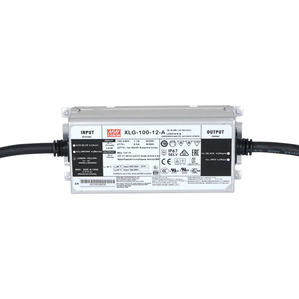 LEDJ Visio Meanwell XLG-100-12-A 12Vdc 8A LED Power Supply LEDJ Visio Meanwell XLG-100-12-A 12Vdc 8A LED Power Supply