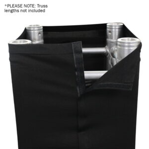 LEDJ Black 2.0m Quad Truss Sleeve/Sock
