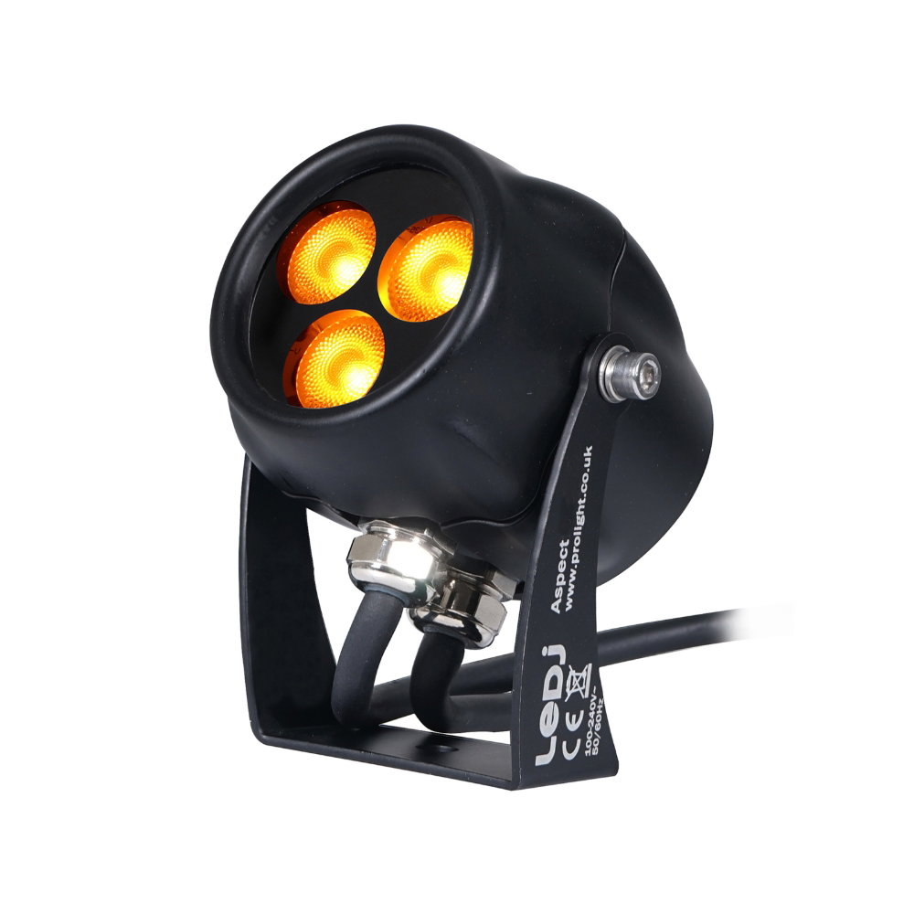 LEDJ Aspect Exterior 9W Amber Feature Light LEDJ Aspect Exterior 9W Amber Feature Light