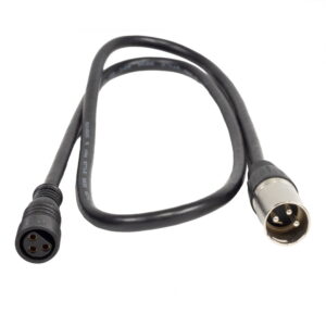 LEDJ 1m DMX XLR 3-Pin Male - Hydralock DMX Female Cable