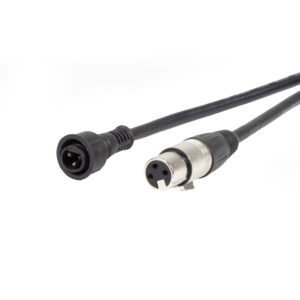 LEDJ 1m DMX XLR 3-Pin Female - Hydralock DMX Male Cable