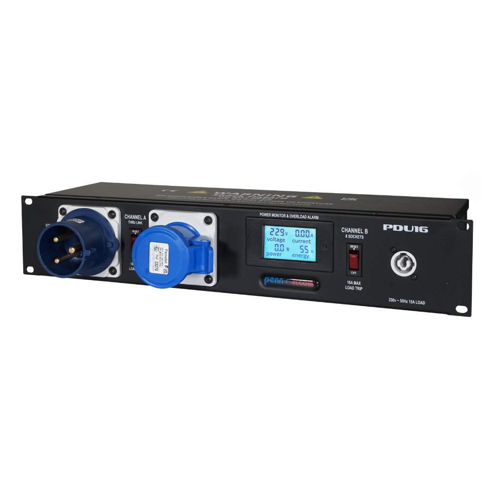 Penn Elcom 2U 32A Rackmount PDU with 8x Powercon Out (PDU16-32PC) Penn Elcom 2U 32A Rackmount PDU with 8x Powercon Out (PDU16-32PC)