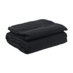 LEDJ 6 x 8m Black Molton Drape